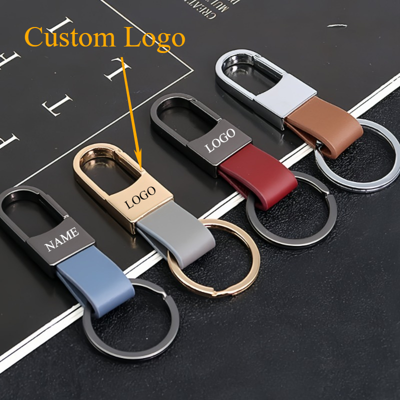 Leatherwork Keychain - Moda Deri Anahtarlıklar Özel Logo Adı