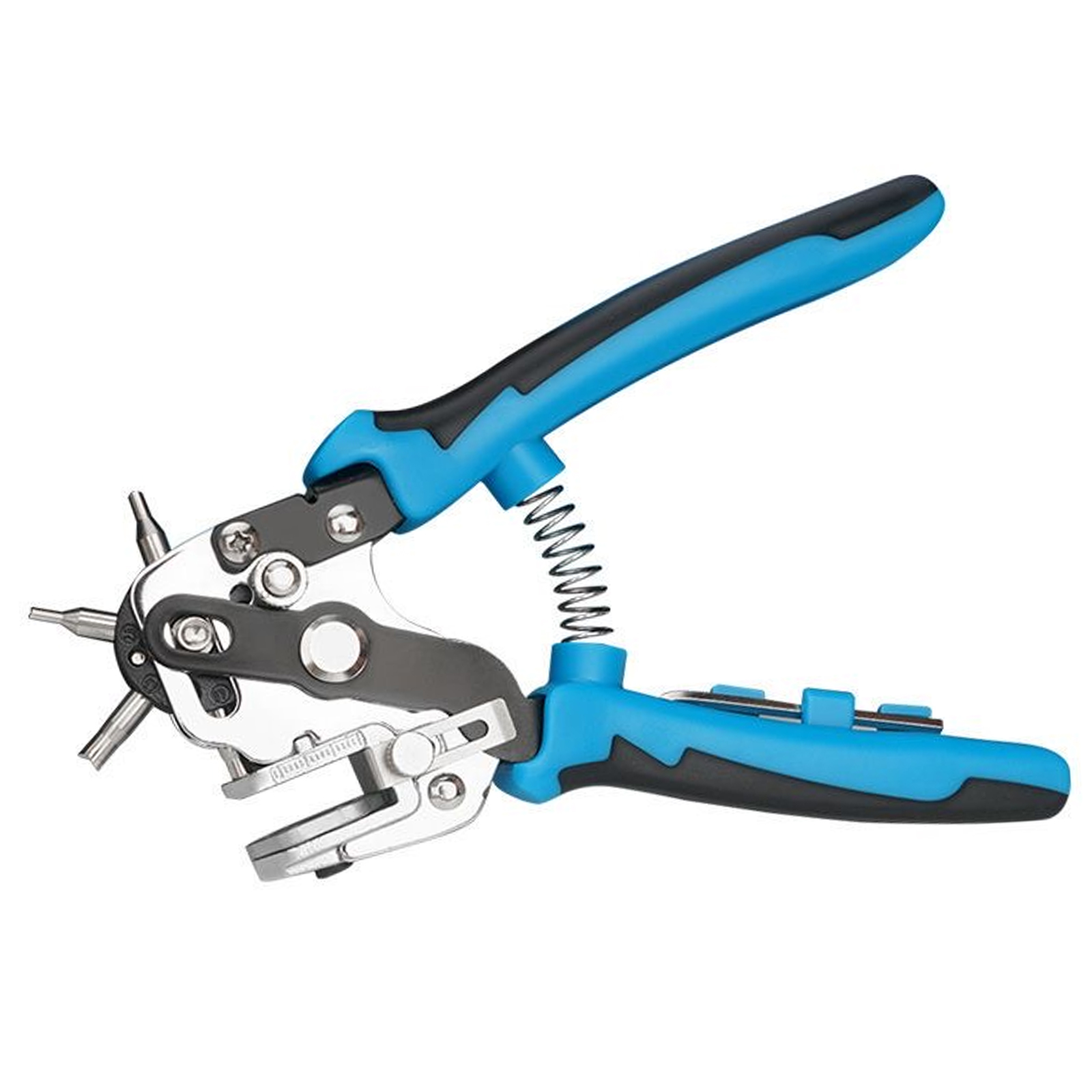 Leather Punch Revolving - φ2/2.5/3/3.5/4.8/4.5mm Deri Delik Delme Aparatı, Döner