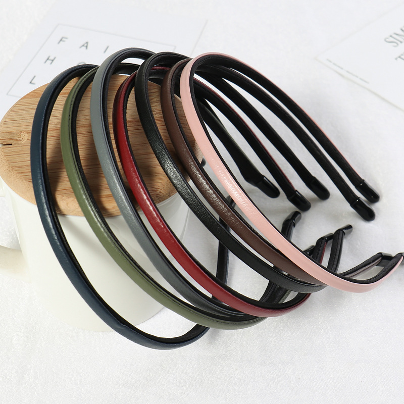 Leatherwork Rings - Yeni Kadın Vintage Pu Deri Düz