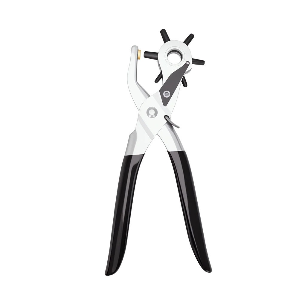 Leather Punch Revolving - 1 adet-kemer delme pensesi deri kemer