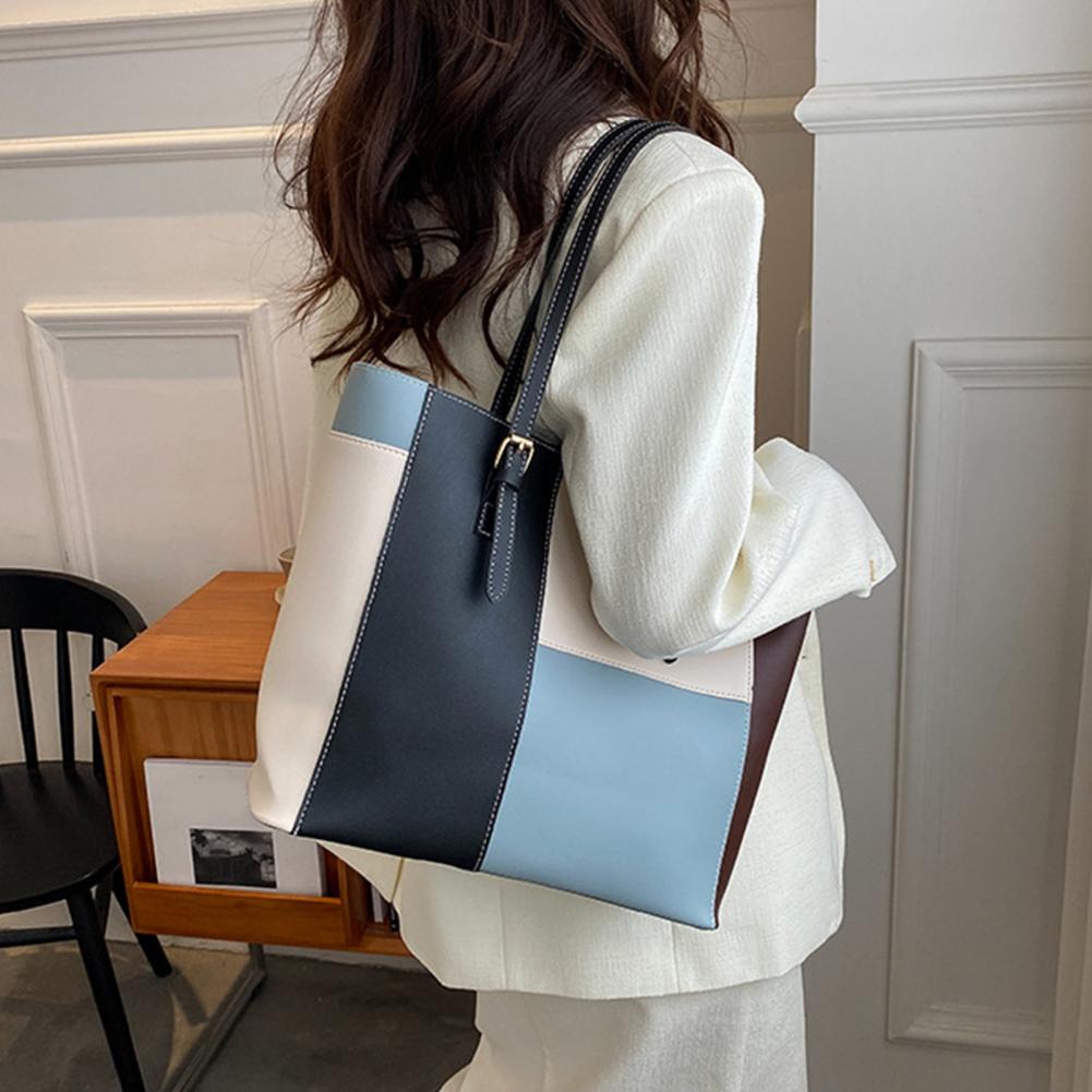 Leather Work Duffle - Moda Omuz Çantası Büyük Kapasiteli Çanta