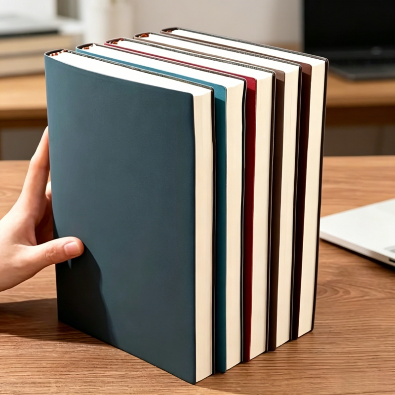 Leather Work Notepad - A5 Yumuşak Deri Defter, 120 Sayfa,