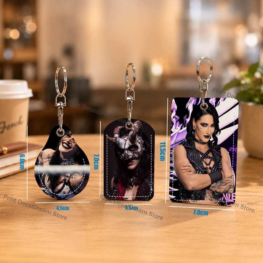 Leatherwork Keychain - R-Rhea Ripley Güreşçi Tutucu Anahtarlık Hava