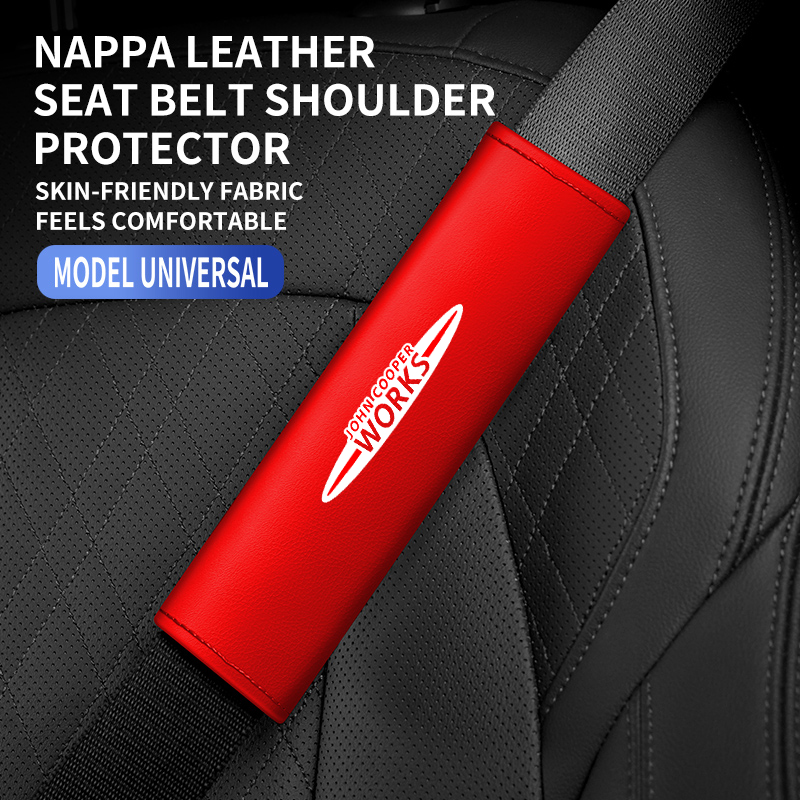 Leather Works Near Me - 2 adet deri araba emniyet kemeri