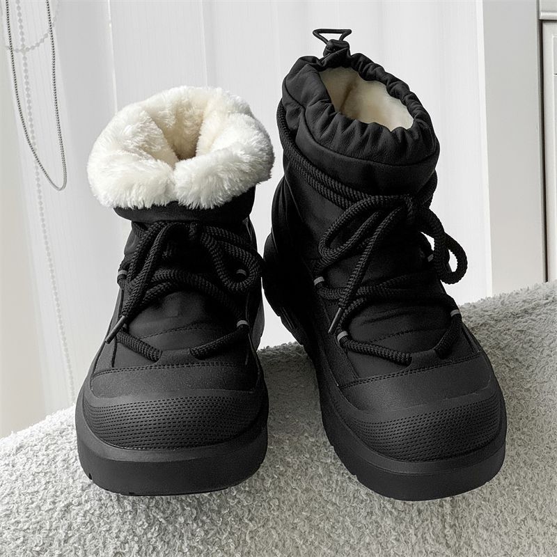 Leather Work Flats - Tasarımcı Yeni Erkek Kar Botları Kışlık