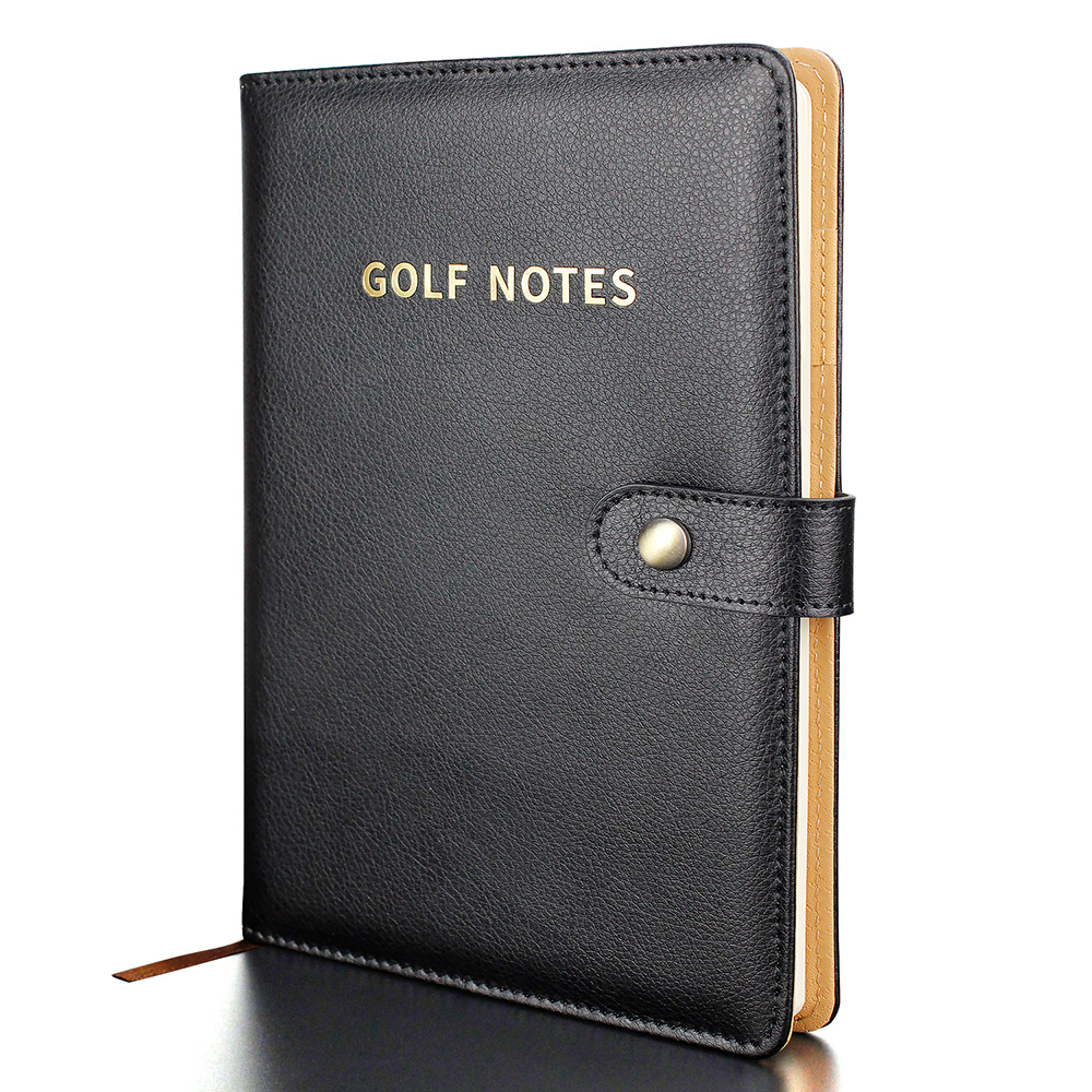 Leather Work Notepad - Siyah Deri Golf Skor Kartı Tutucu