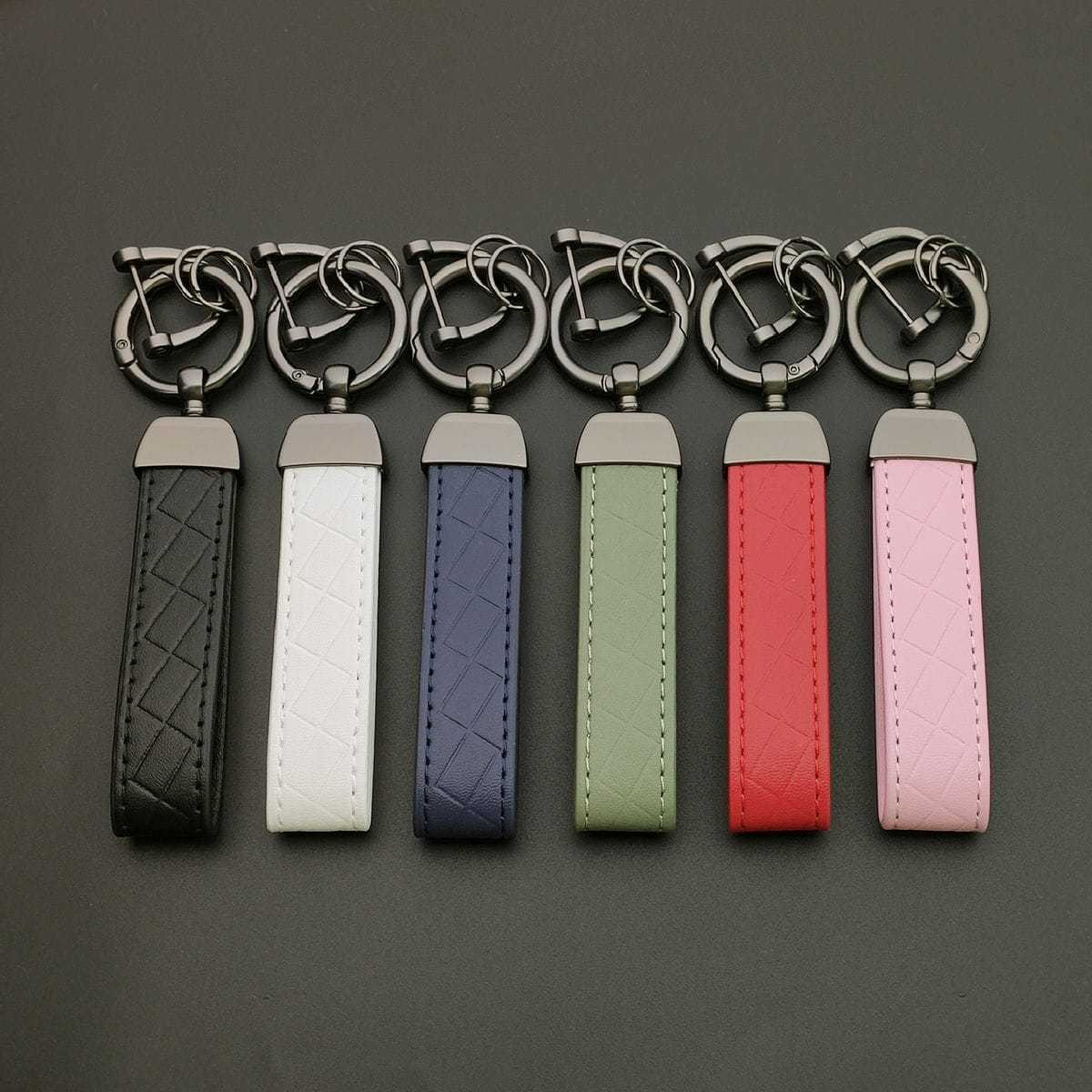 1/6/18 adet deri anahtarlık öz - Leatherwork Keychain incelemesi ve fiyatı