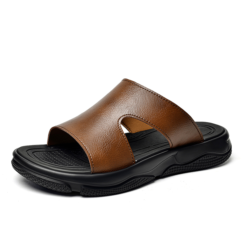 Erkek Deri Slayt Sandalet Kaym - Leather Work Flats incelemesi ve fiyatı