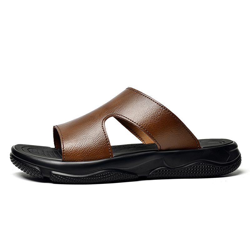 Erkek Deri Slayt Sandalet Kaym - Leather Work Flats incelemesi ve fiyatı