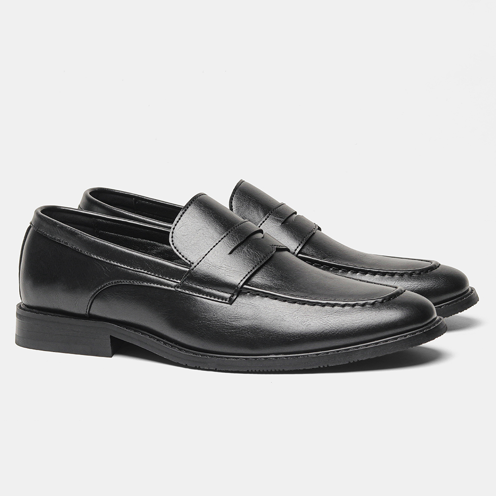 Erkek Siyah Penny Loafer'lar K - Leatherworking Classic incelemesi ve fiyatı