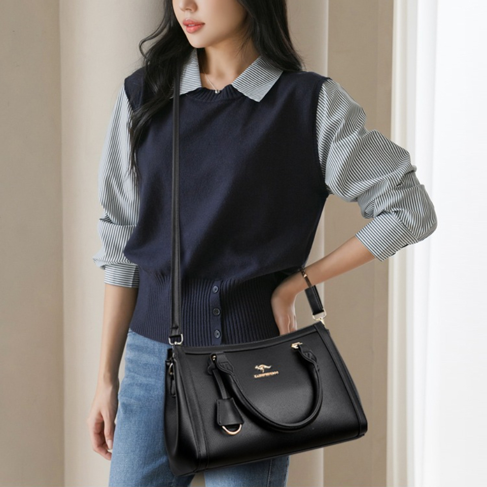 Kanguru Marka Yumuşak PU Deri  - Leather Work Handbag incelemesi ve fiyatı