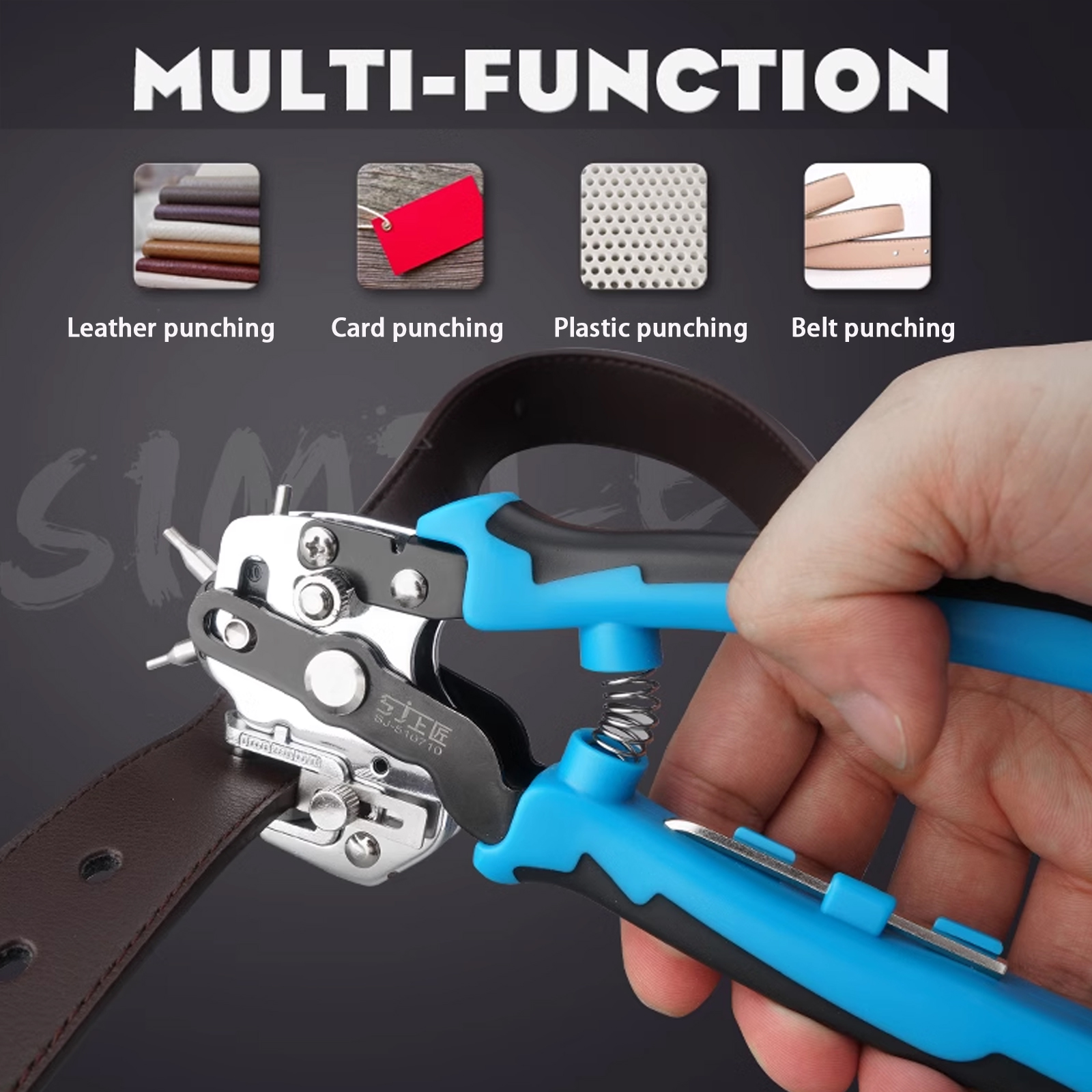 φ2/2.5/3/3.5/4.8/4.5mm Deri De - Leather Punch Revolving incelemesi ve fiyatı
