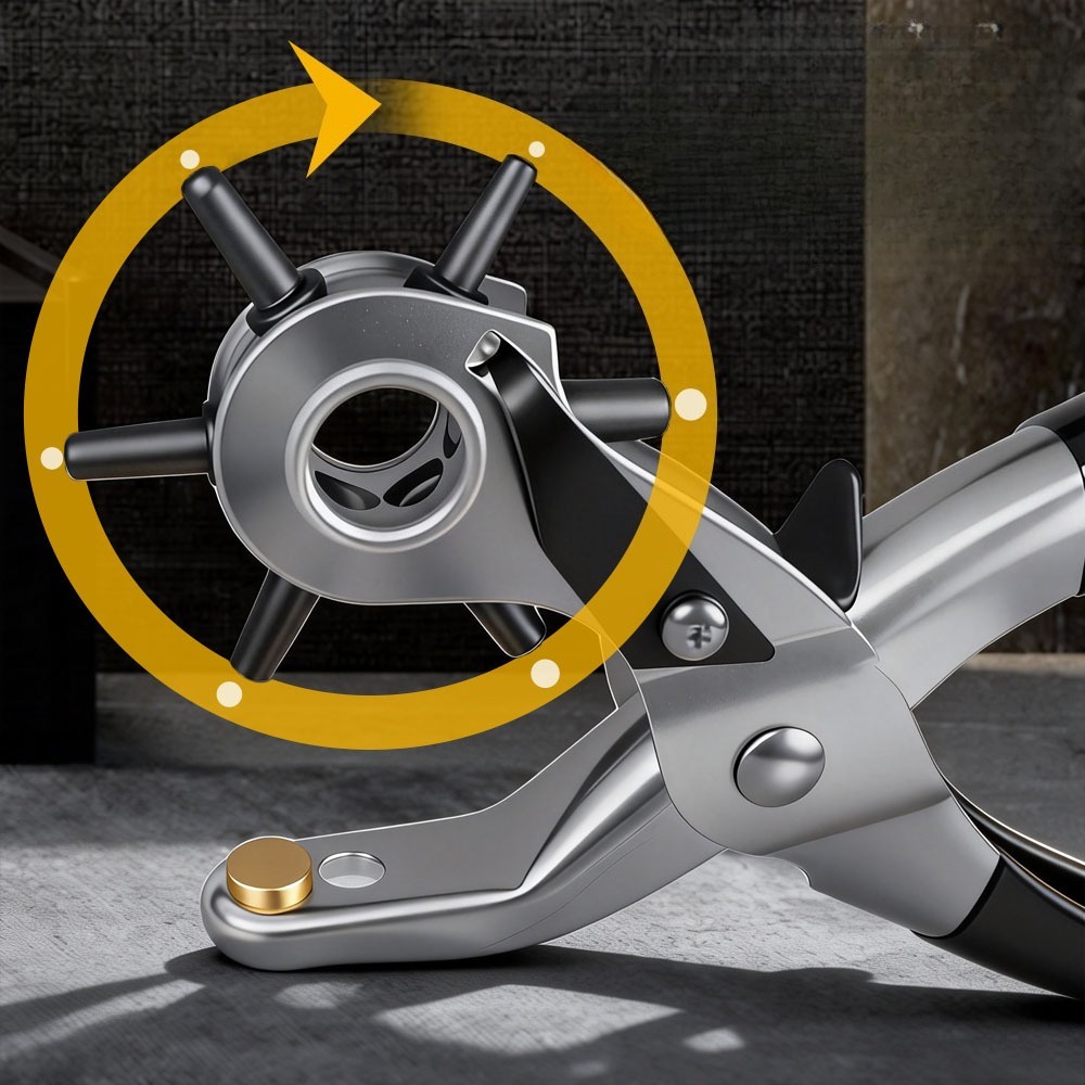 1 adet-kemer delme pensesi der - Leather Punch Revolving incelemesi ve fiyatı