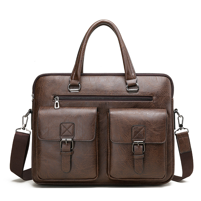 Lüks marka adam iş evrak çanta - Leather Work Handbag incelemesi ve fiyatı