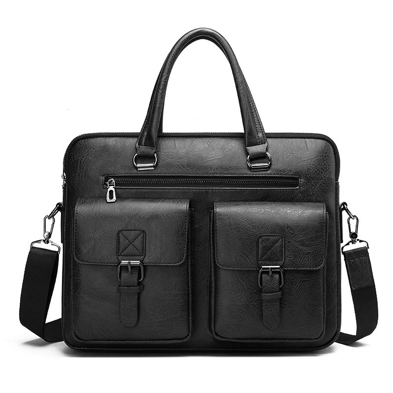 Lüks marka adam iş evrak çanta - Leather Work Handbag incelemesi ve fiyatı
