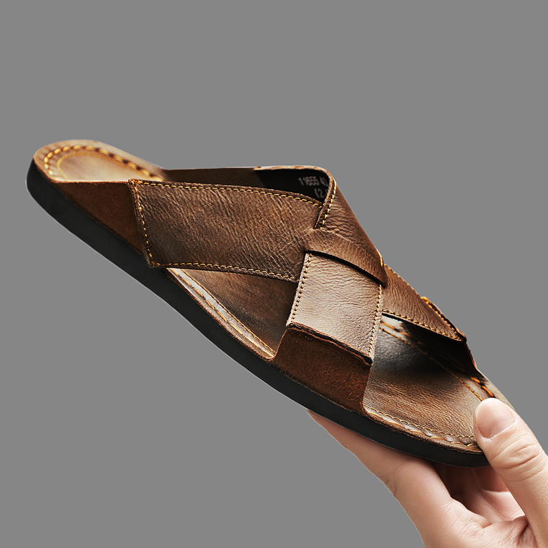 Moda Hakiki Deri Erkek Terlik  - Leather Work Flats incelemesi ve fiyatı
