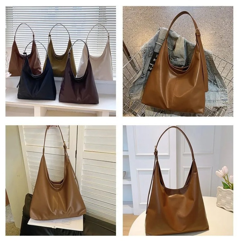 Vintage Hobo Tote Çanta Kadınl - Leather Work Handbag incelemesi ve fiyatı