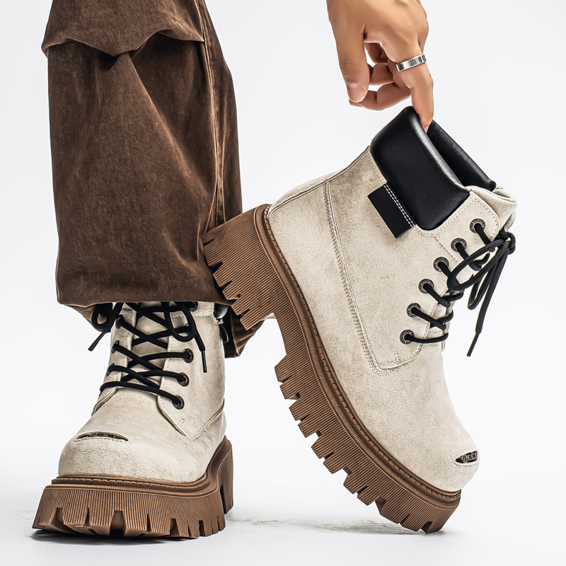Klasik Yüksek Bilekli Botlar A - Leather Work Flats incelemesi ve fiyatı