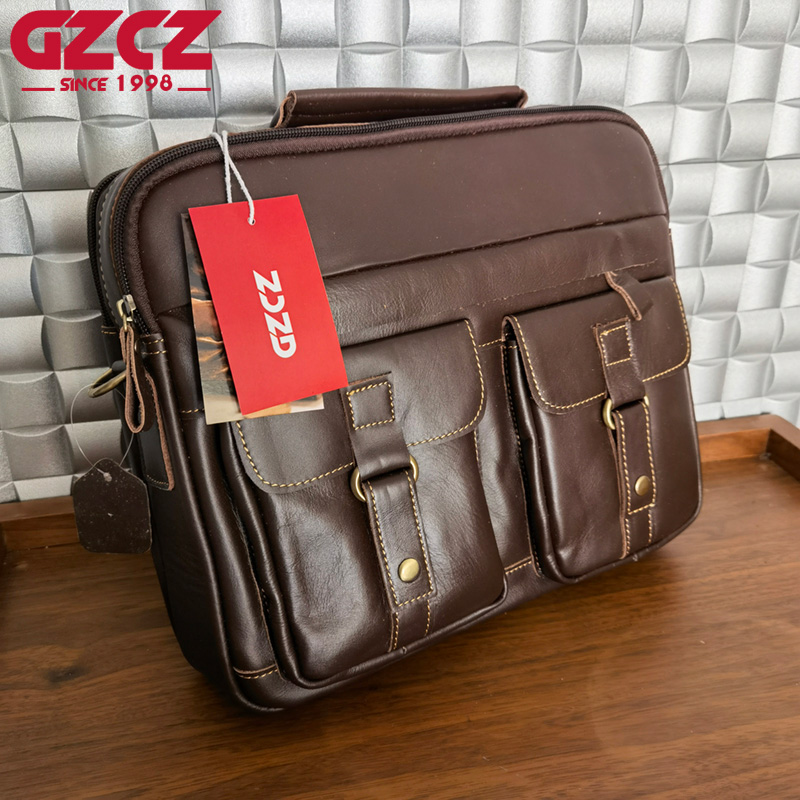 GZCZ erkek Çanta Eğlence İş Bi - Leather Work Handbag incelemesi ve fiyatı
