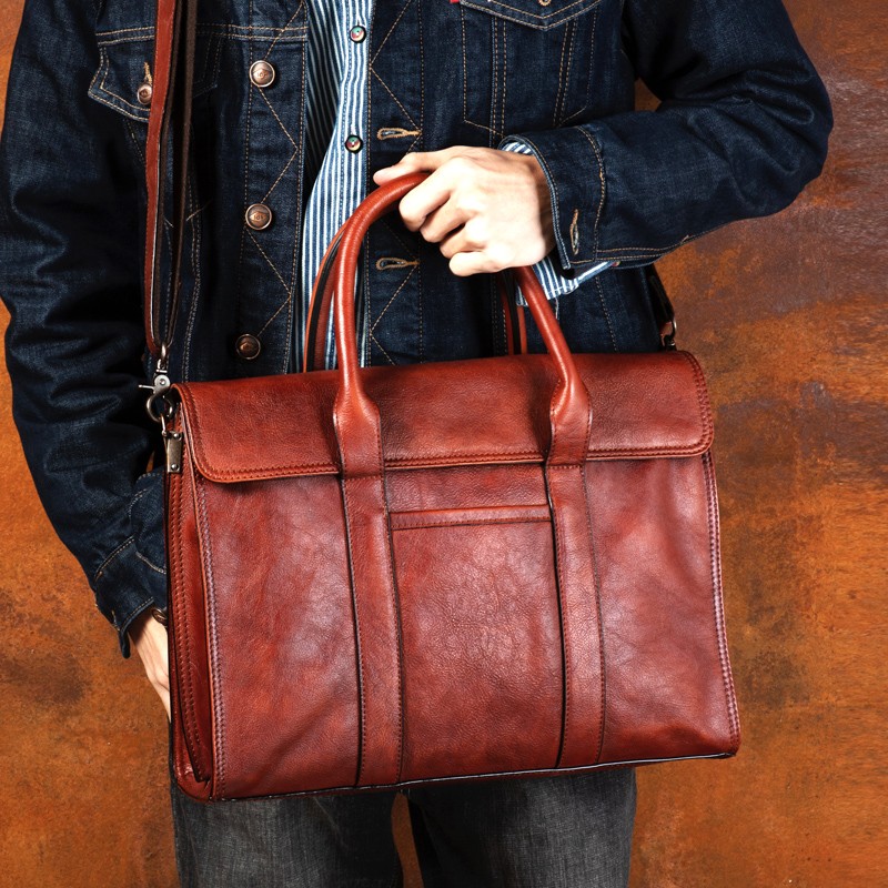 Bitkisel tabaklanmış deri çant - Leather Work Handbag incelemesi ve fiyatı
