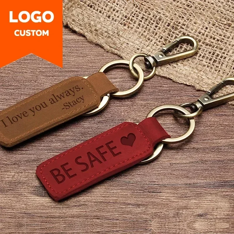 Lazer Özel Logo Deri Anahtarlı - Leatherwork Keychain incelemesi ve fiyatı