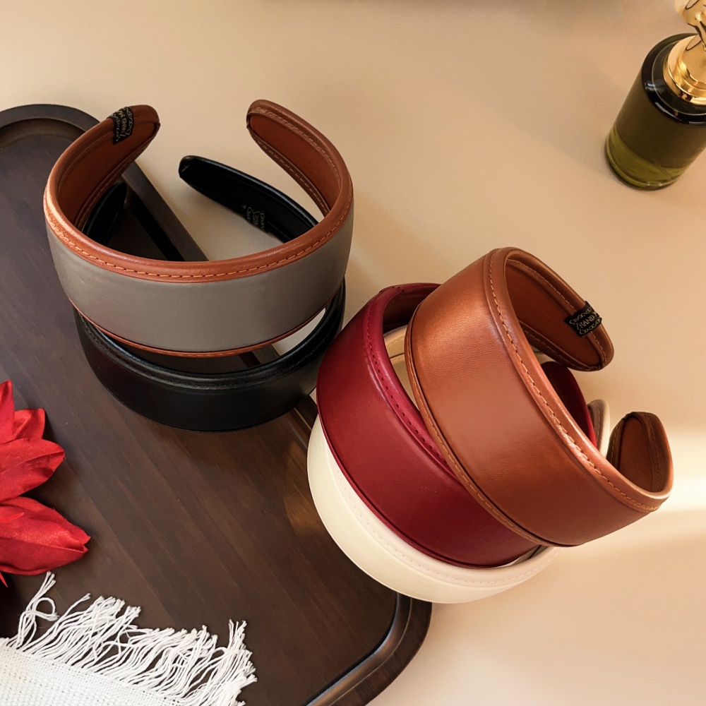 Yeni 2025 Retro PU Deri Hairba - Leatherwork Rings incelemesi ve fiyatı