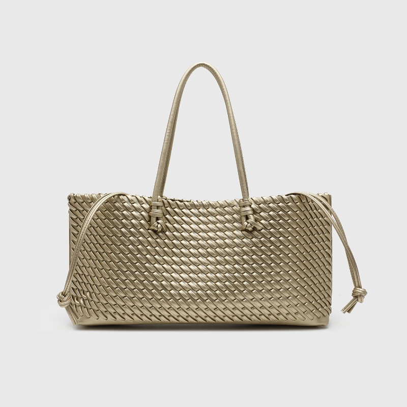 Tasarım Lüks PU Dokuma Tote Ça - Leather Work Handbag incelemesi ve fiyatı