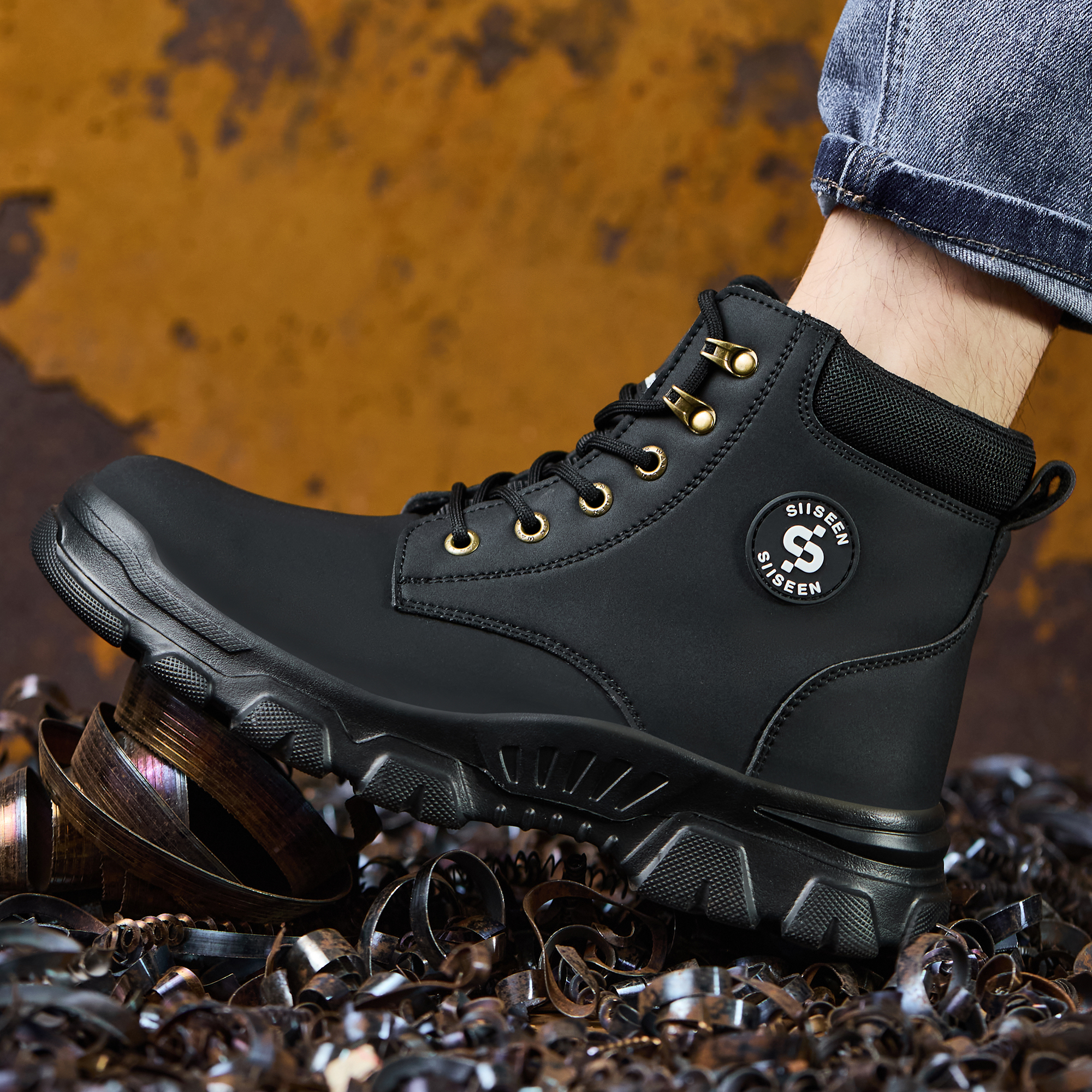 Erkek Güvenlik Ayakkabıları Çe - Leather Work Factory incelemesi ve fiyatı