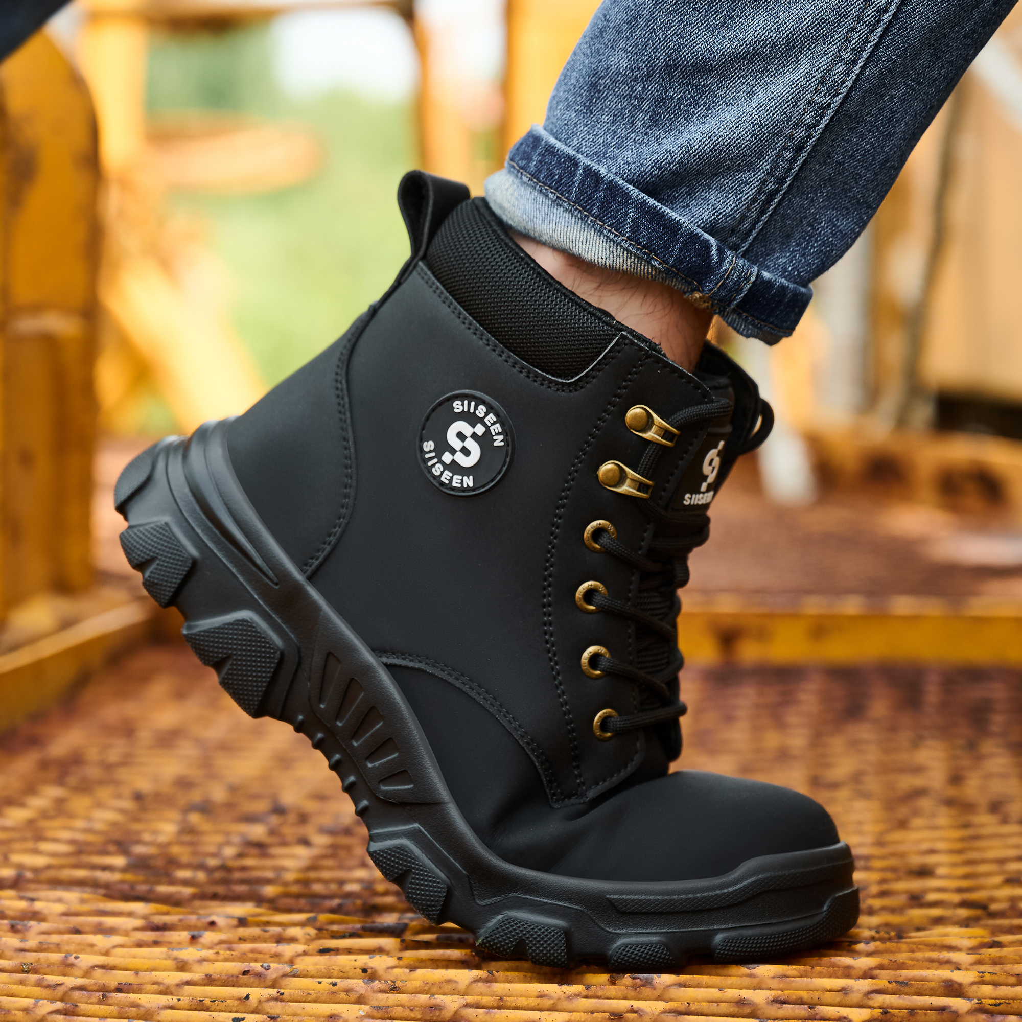 Erkek Güvenlik Ayakkabıları Çe - Leather Work Factory incelemesi ve fiyatı