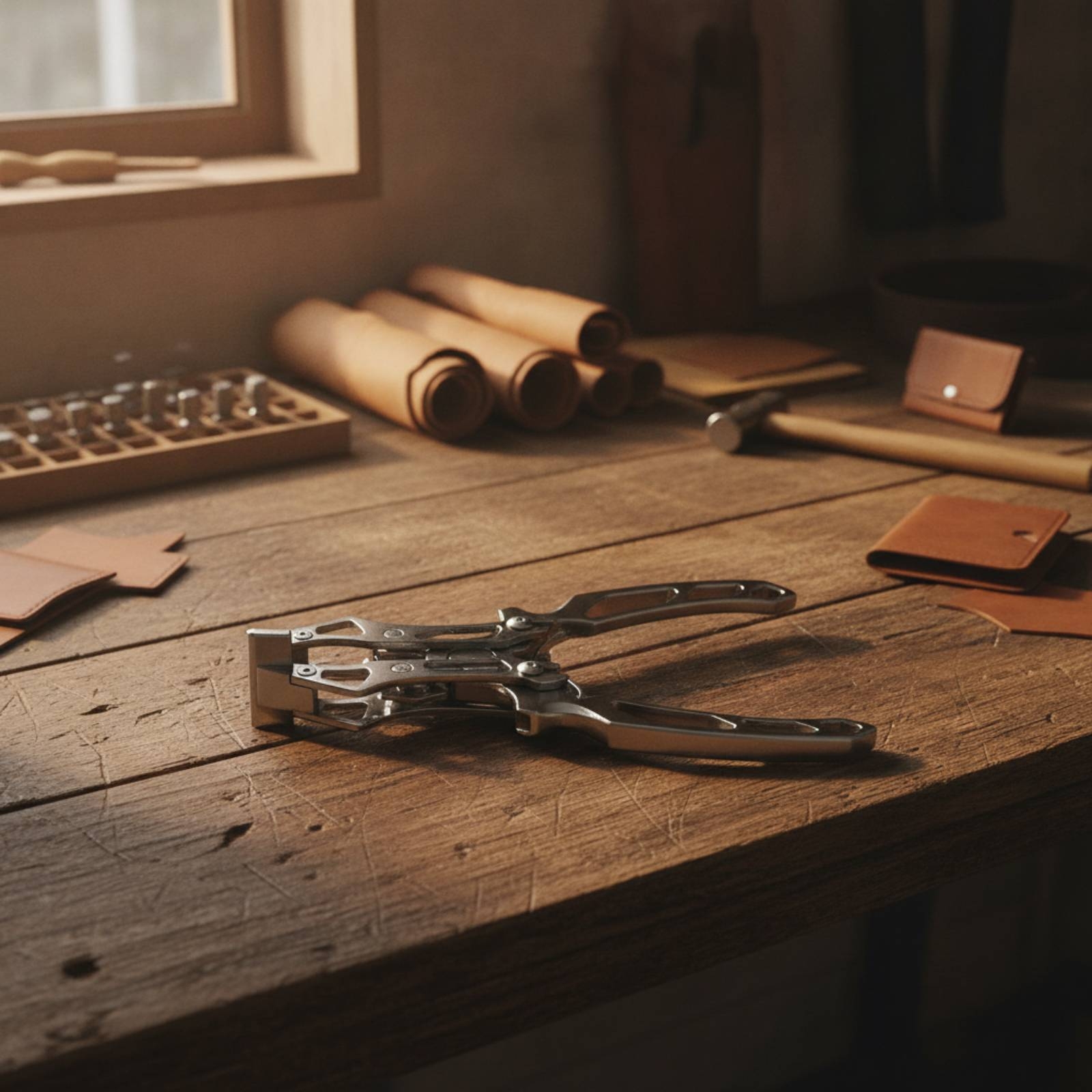 Deri İşleme Kelepçesi Pense Gü - Leatherwork Press incelemesi ve fiyatı