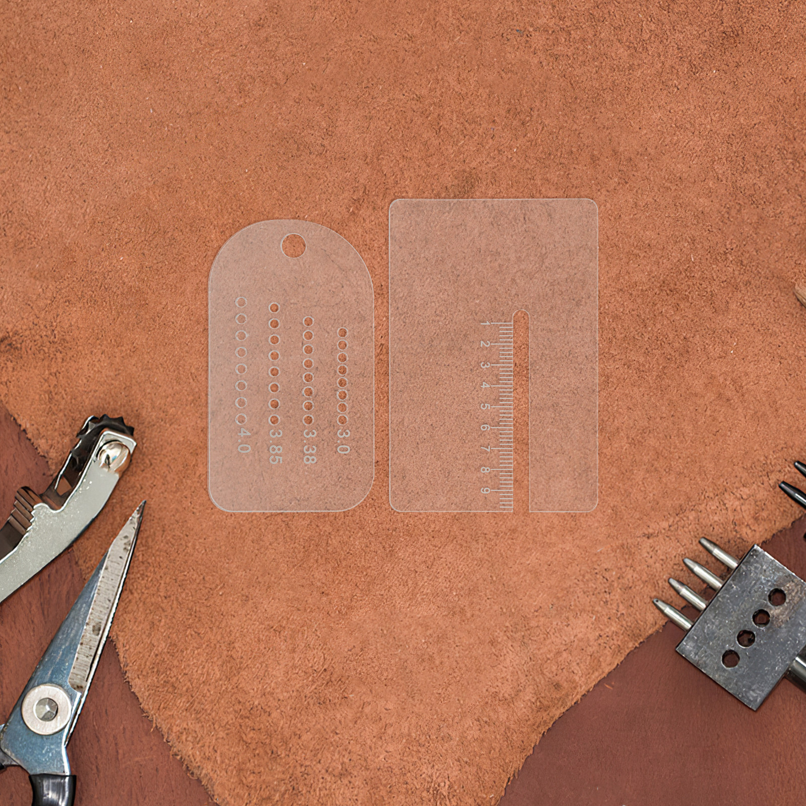 2 Adet Delik Kılavuzu Çok Fonk - Leatherworking Guide incelemesi ve fiyatı