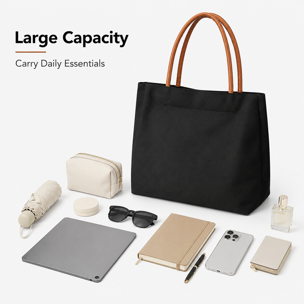 PU Deri Saplı Kadın Kanvas Çan - Leather Work Handbag incelemesi ve fiyatı