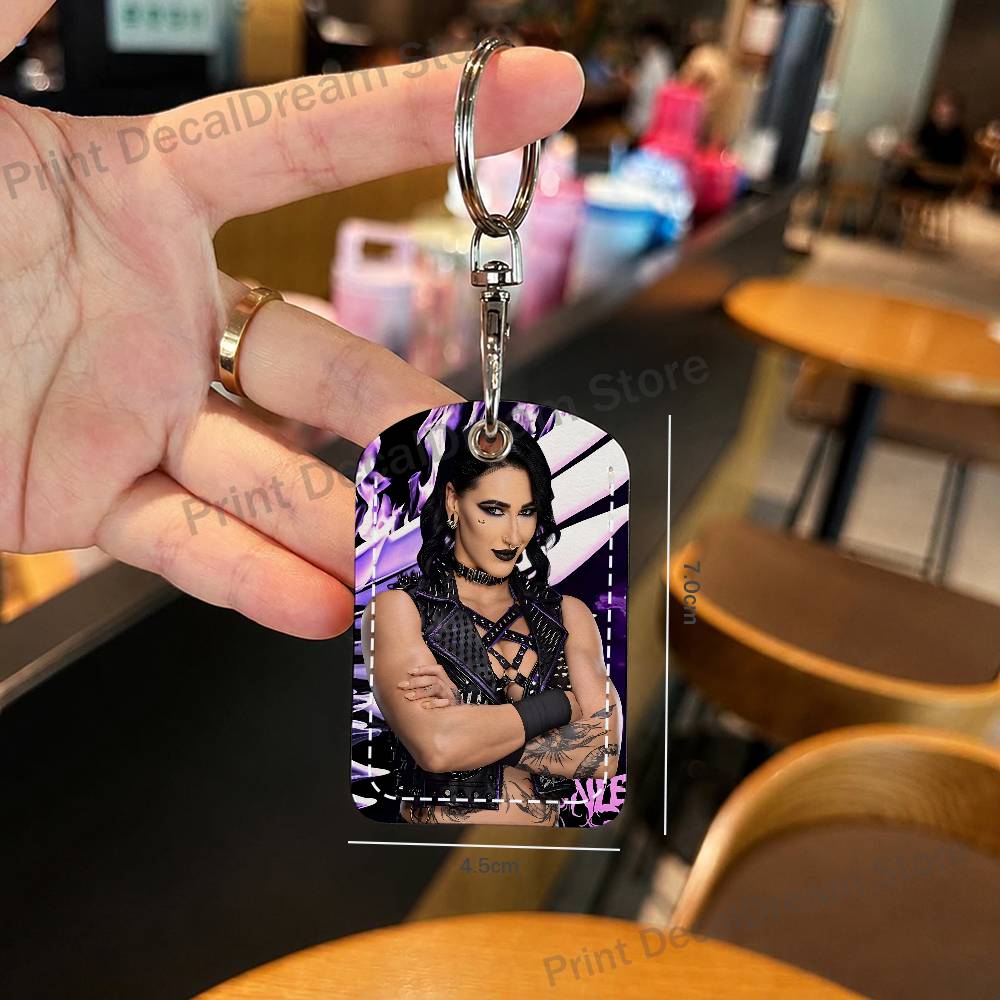 R-Rhea Ripley Güreşçi Tutucu A - Leatherwork Keychain incelemesi ve fiyatı