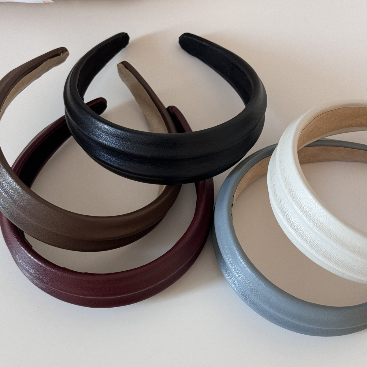 PU Deri Geniş Bantlar Saç Bant - Leatherwork Rings incelemesi ve fiyatı
