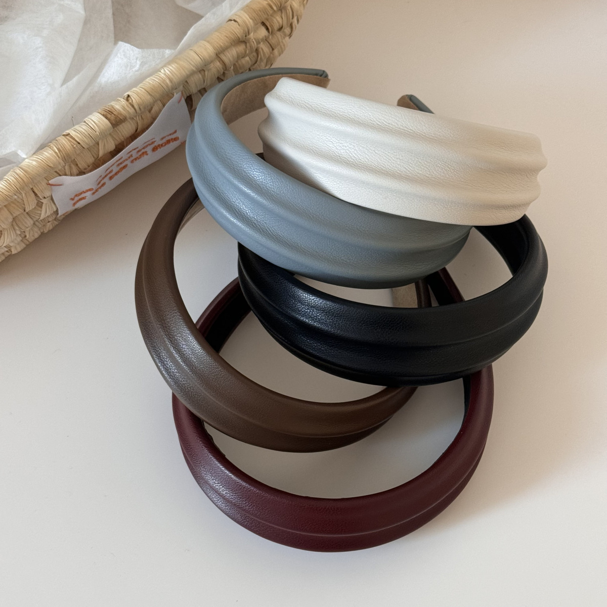 PU Deri Geniş Bantlar Saç Bant - Leatherwork Rings incelemesi ve fiyatı