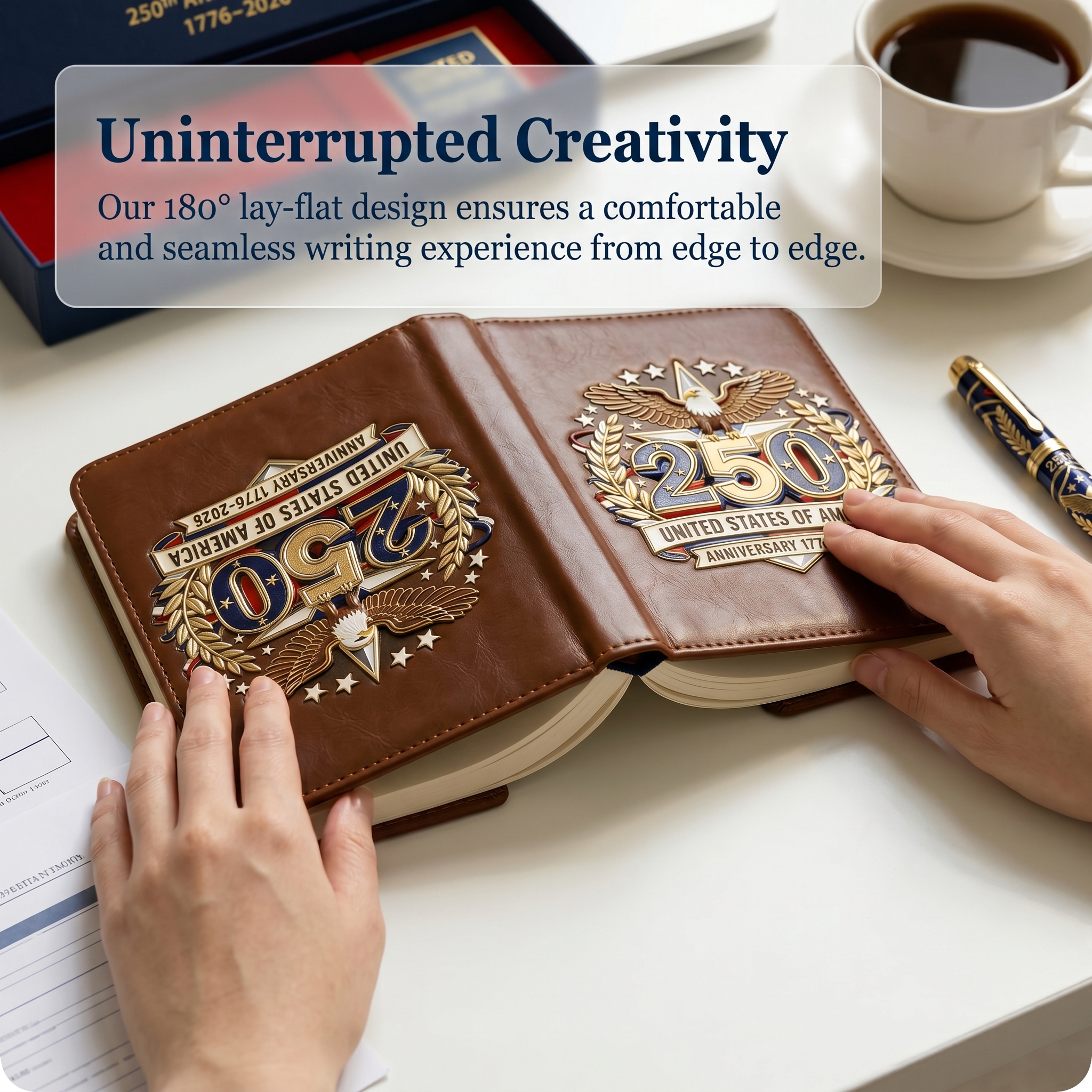 2026 250. ABD Yıldönümü Deri K - Leather Work Notepad incelemesi ve fiyatı