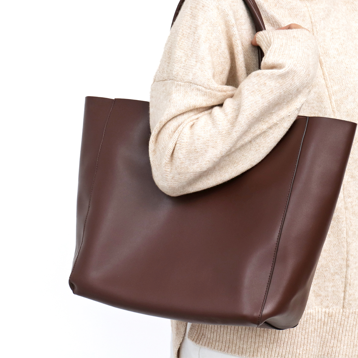 Kadınlar için büyük kapasiteli - Leather Work Handbag incelemesi ve fiyatı