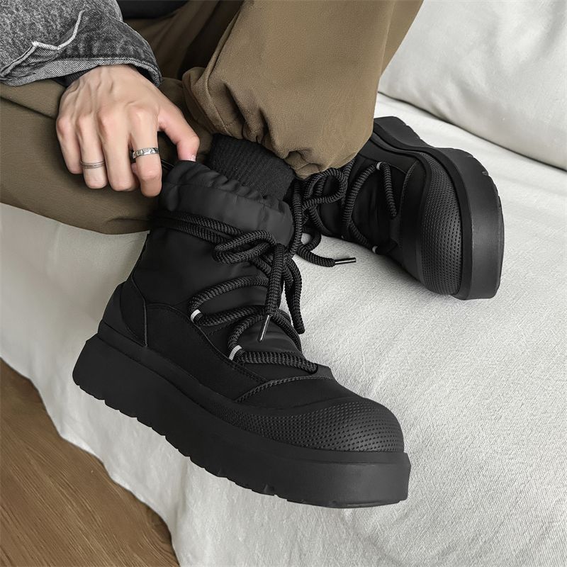Tasarımcı Yeni Erkek Kar Botla - Leather Work Flats incelemesi ve fiyatı