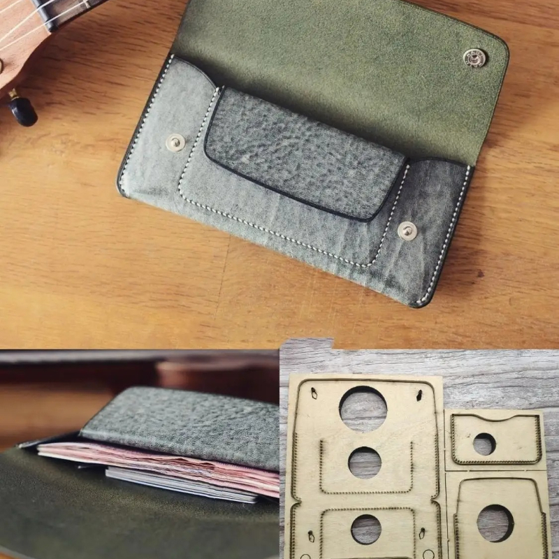 Cüzdan Kesme KalıbıEl Yapımı L - Leatherwork Rings incelemesi ve fiyatı