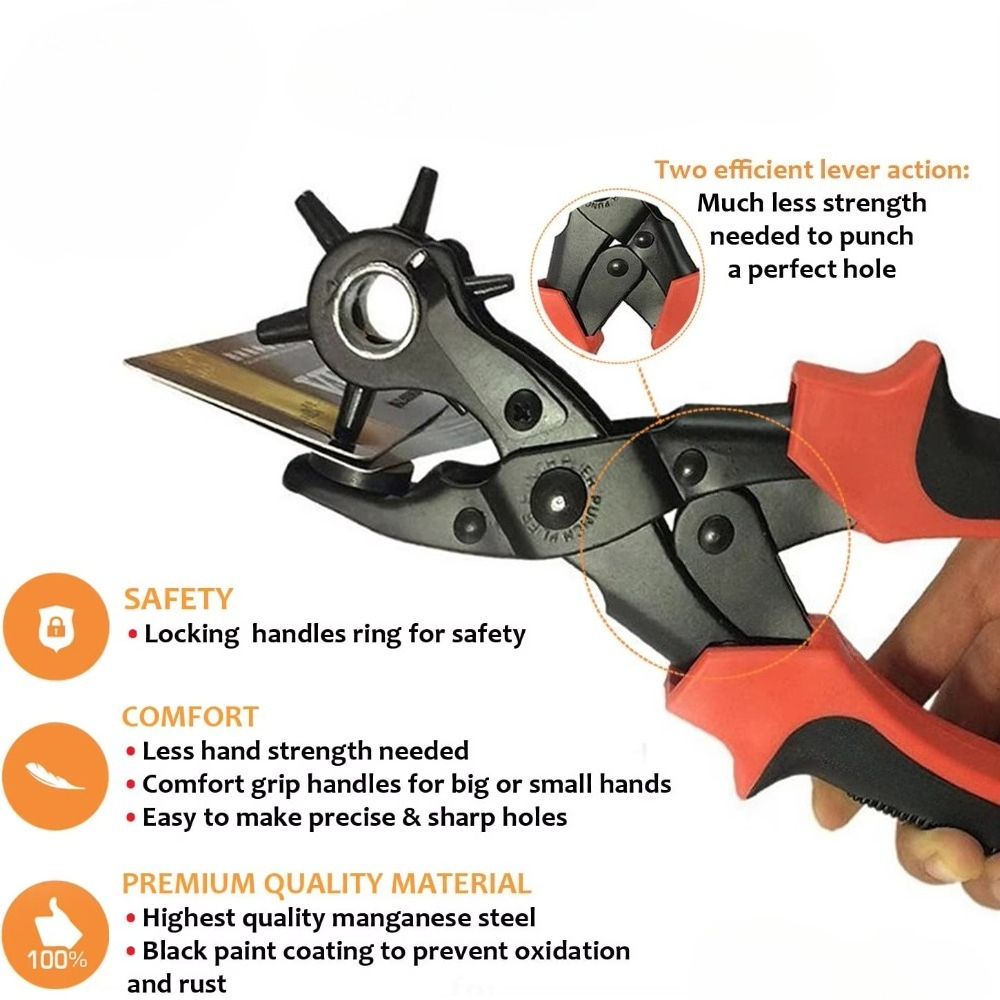 Deri El Sanatları Aletleri Kem - Leather Punch Revolving incelemesi ve fiyatı