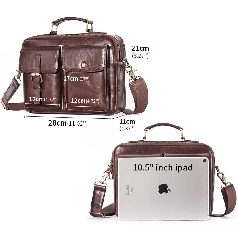 Marka yeni inek derisi deri as - Leather Work Handbag incelemesi ve fiyatı