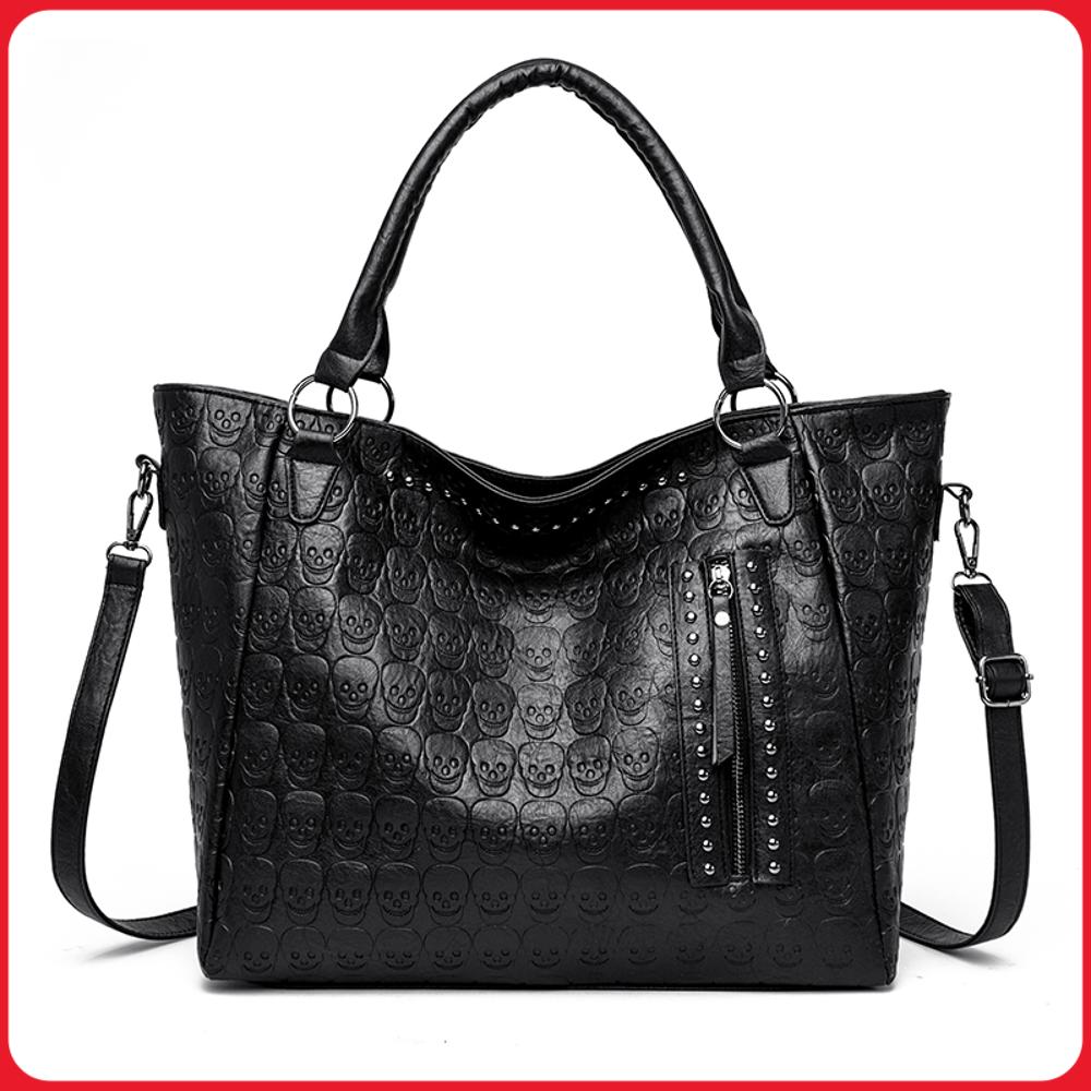 Punk Kafatası Crossbody Çanta  - Leather Work Handbag incelemesi ve fiyatı