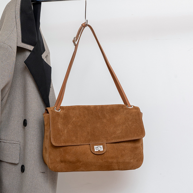 Hakiki Süet Deri Koltukaltı Om - Leather Work Handbag incelemesi ve fiyatı