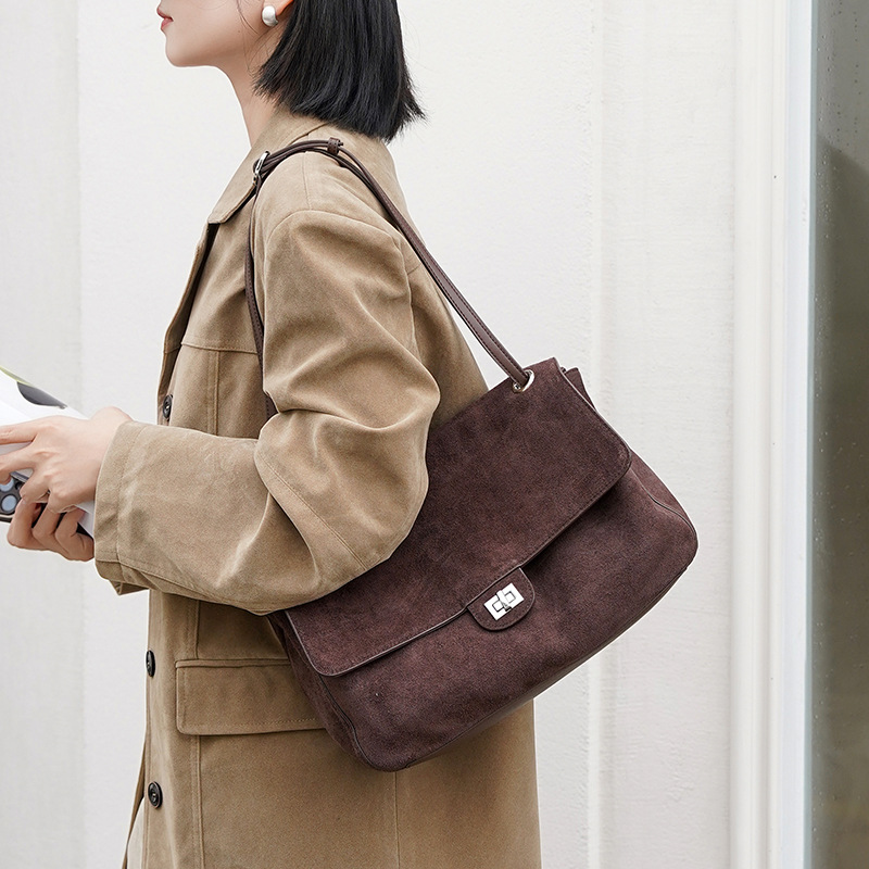 Hakiki Süet Deri Koltukaltı Om - Leather Work Handbag incelemesi ve fiyatı