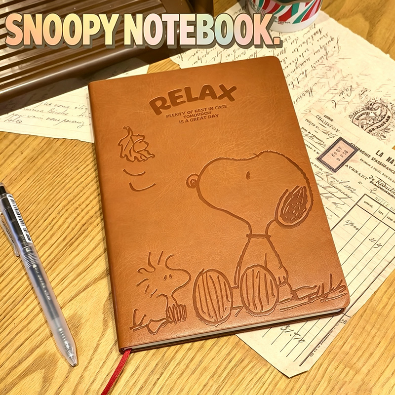 Vintage Snoopy A5 Deri Defter  - Leather Work Notepad incelemesi ve fiyatı
