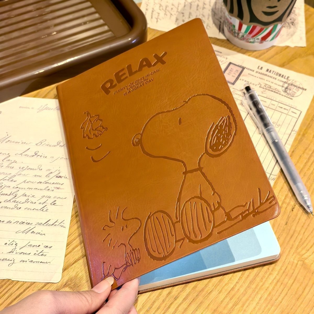 Vintage Snoopy A5 Deri Defter  - Leather Work Notepad incelemesi ve fiyatı