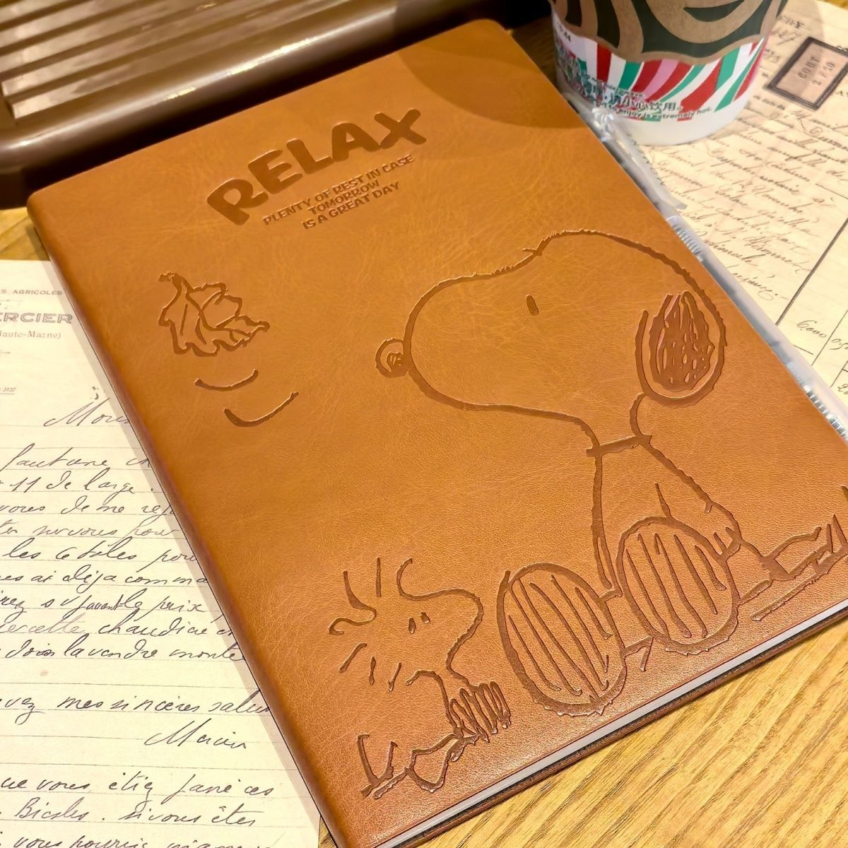 Vintage Snoopy A5 Deri Defter  - Leather Work Notepad incelemesi ve fiyatı