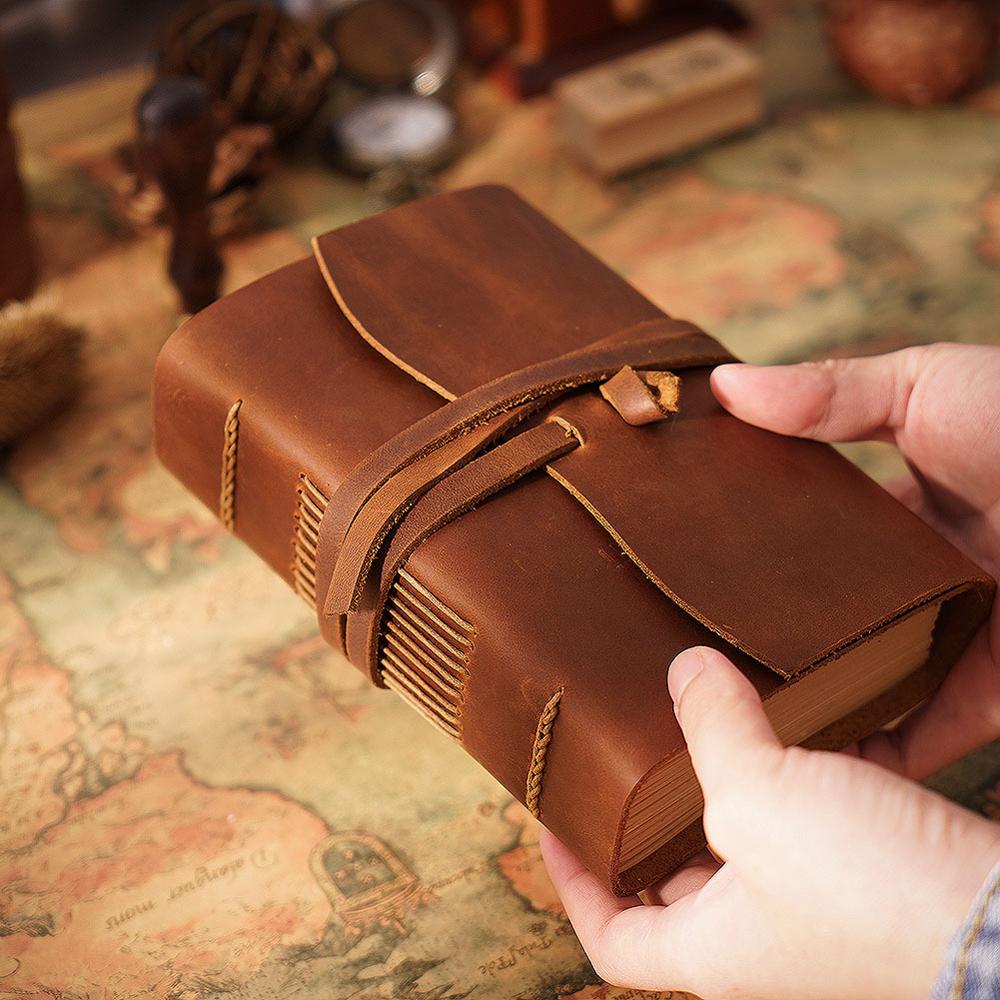 El yapımı deri not defteri kah - Leather Work Notepad incelemesi ve fiyatı